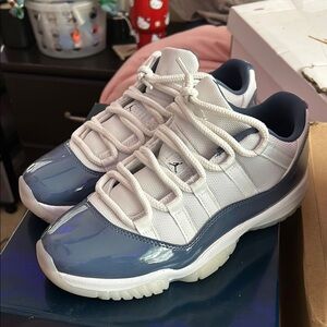 Men’s diffused blue low top 11s